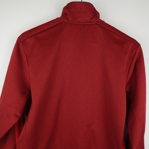 Adidas Jacket FC Bayern Munchen Soccer Mens S Red Full Zip Embroidered Rare - Picture 10 of 16